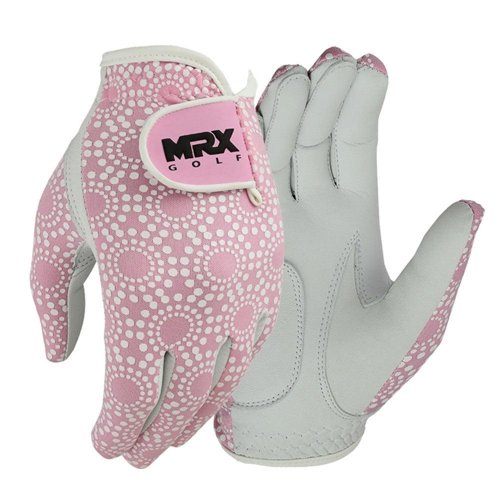 Women’s Pink Cabretta Leather Golf Glove