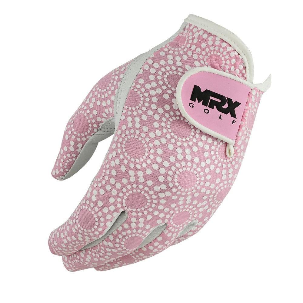 Women’s Pink Cabretta Leather Golf Glove