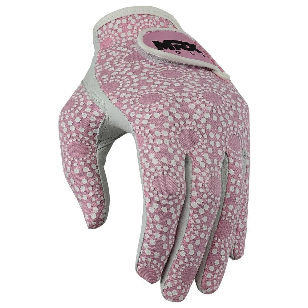 Women’s Pink Cabretta Leather Golf Glove