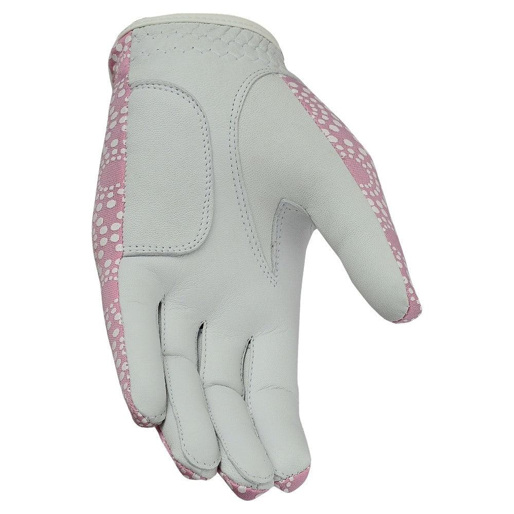 Women’s Pink Cabretta Leather Golf Glove