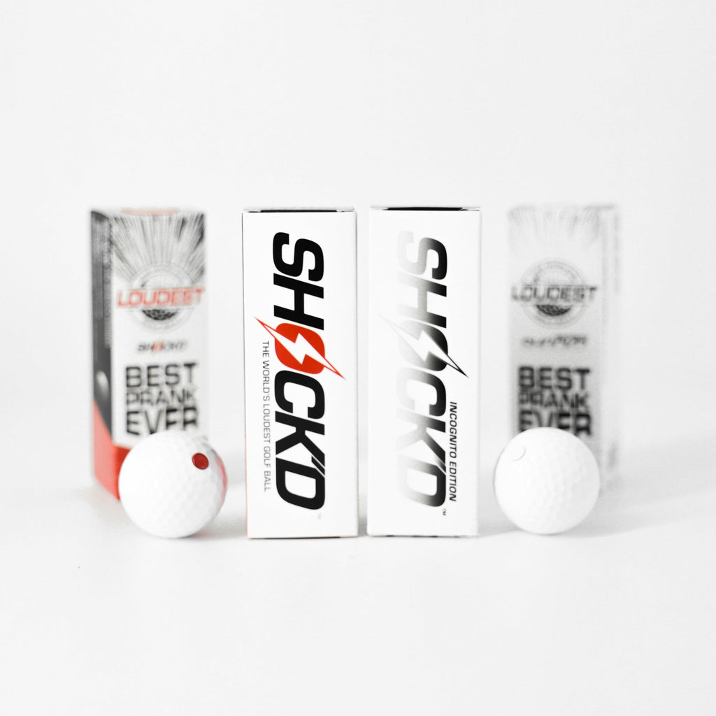 SHOCK'D Golf Balls – Buy 3, Get 1 Free Bundle