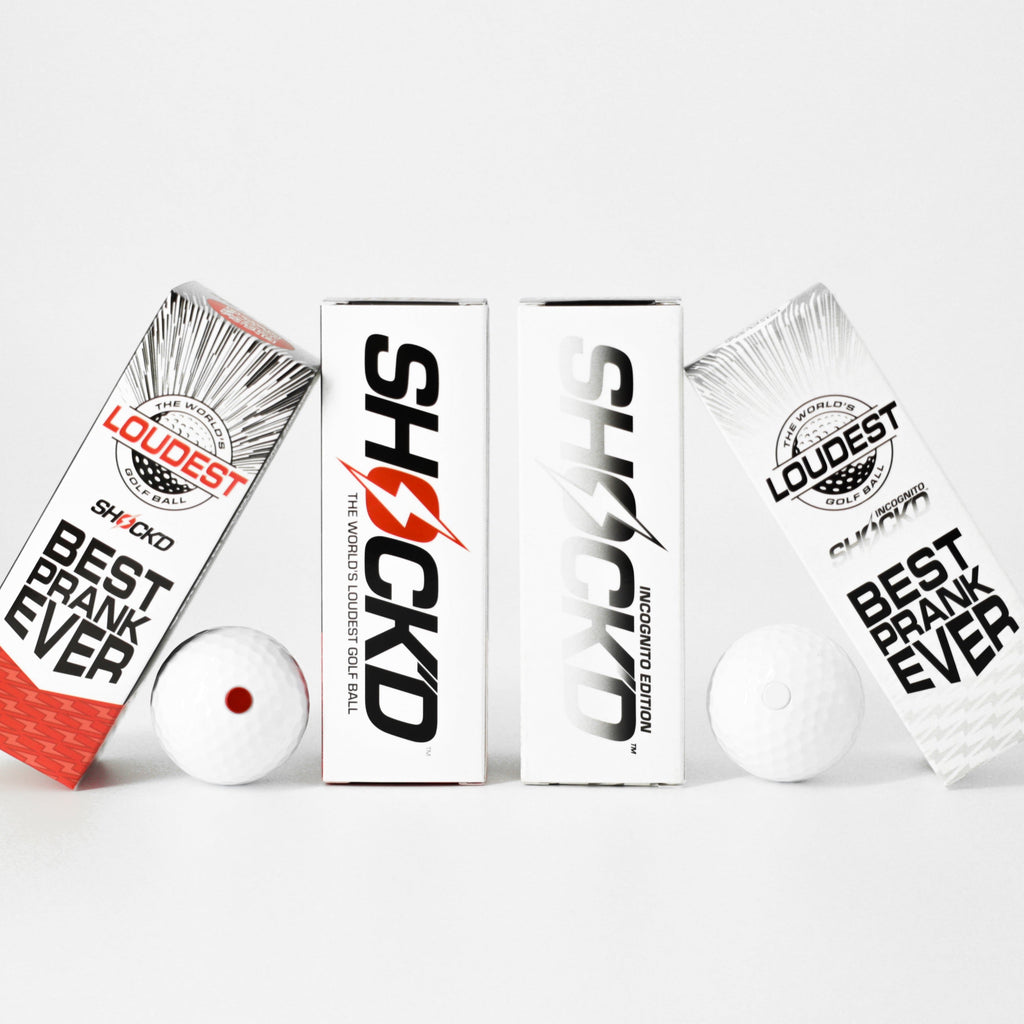 SHOCK'D Golf Balls – Buy 3, Get 1 Free Bundle