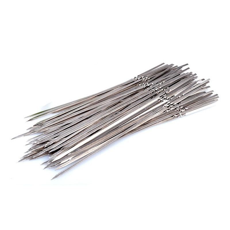 Reusable Stainless-Steel BBQ Skewers – product view 2