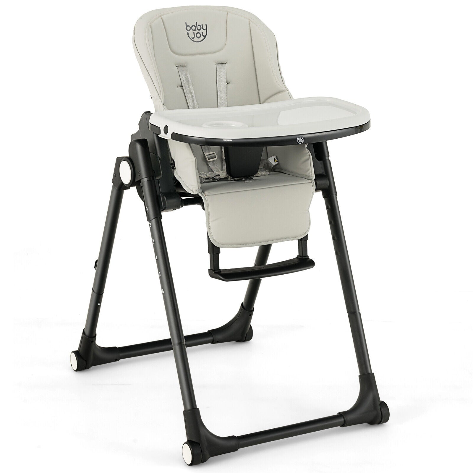4-in-1 Baby High Chair with 6 Adjustable Heights