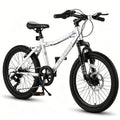 20-Inch Kids 7-Speed Mountain Bike with Front Suspension