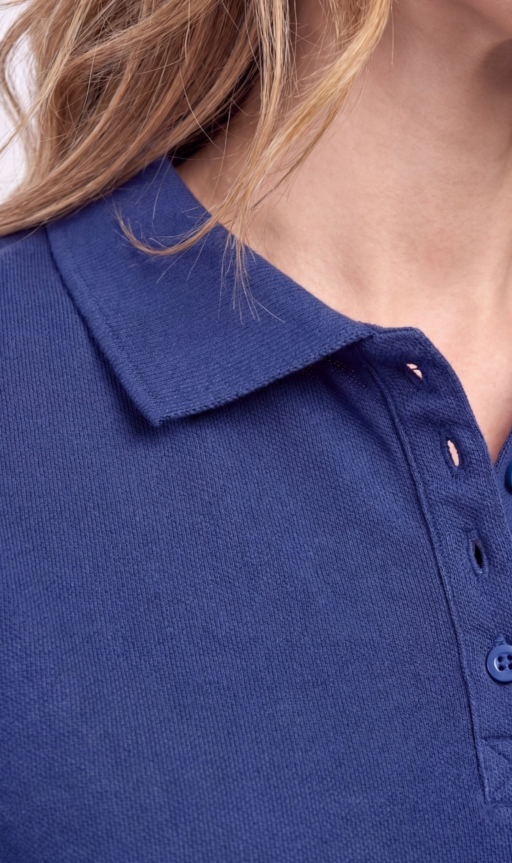 Women’s Relaxed-Fit Pique Knit Golf Polo