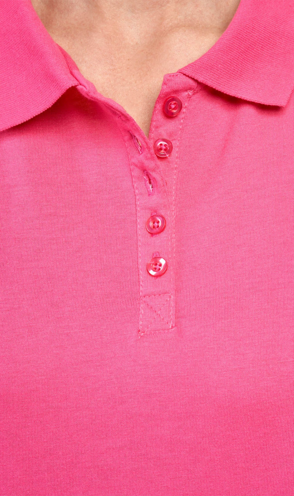 Women’s Relaxed-Fit Pique Knit Golf Polo