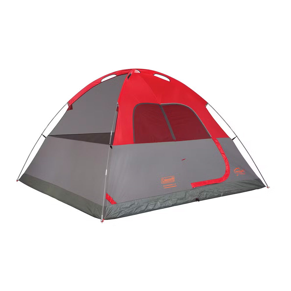 Coleman Flatwoods II 6-Person Dome Camping Tent – Red