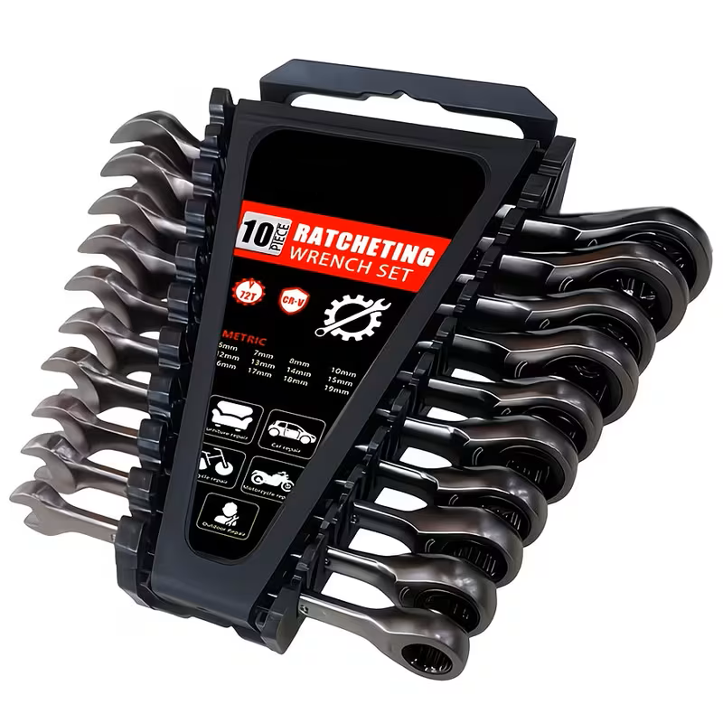 SAE & Metric Ratcheting Wrench Set