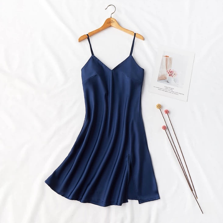 Silky Satin Short Nightdress