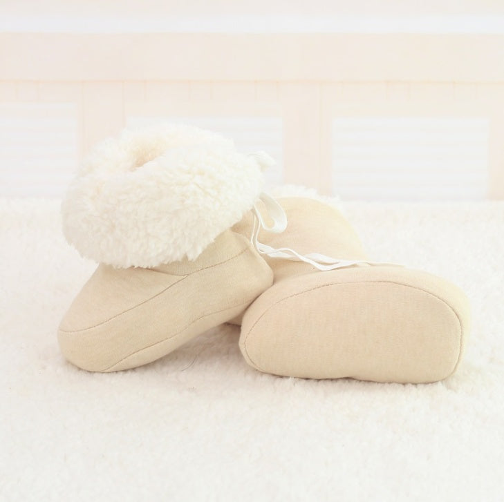Warm Soft-Sole Baby First Walker Shoes