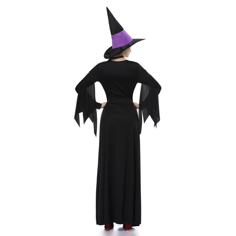 Women’s Black & Purple Witch Halloween Costume