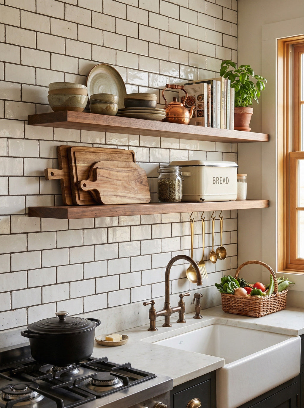 4-Pack 15.8" Floating Wall Shelves