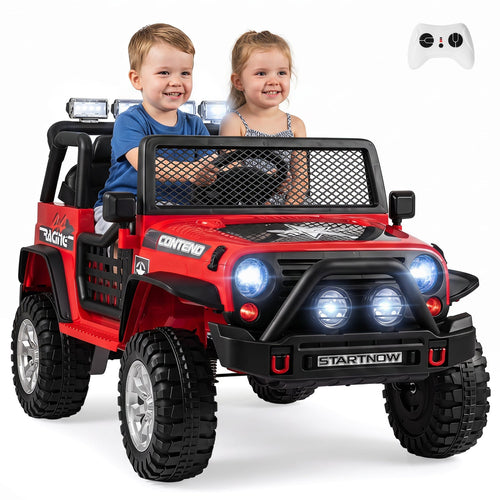 12V two-seater kids ride-on car with parent remote