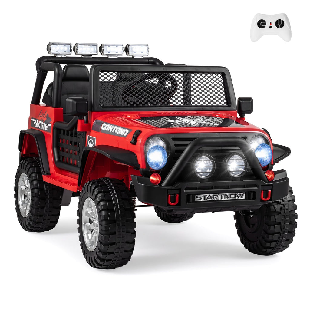 12V Electric 2-Seater Kids Ride-On Car with Remote