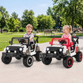 12V Kids Ride-On Truck with Parent Remote – Red or Black