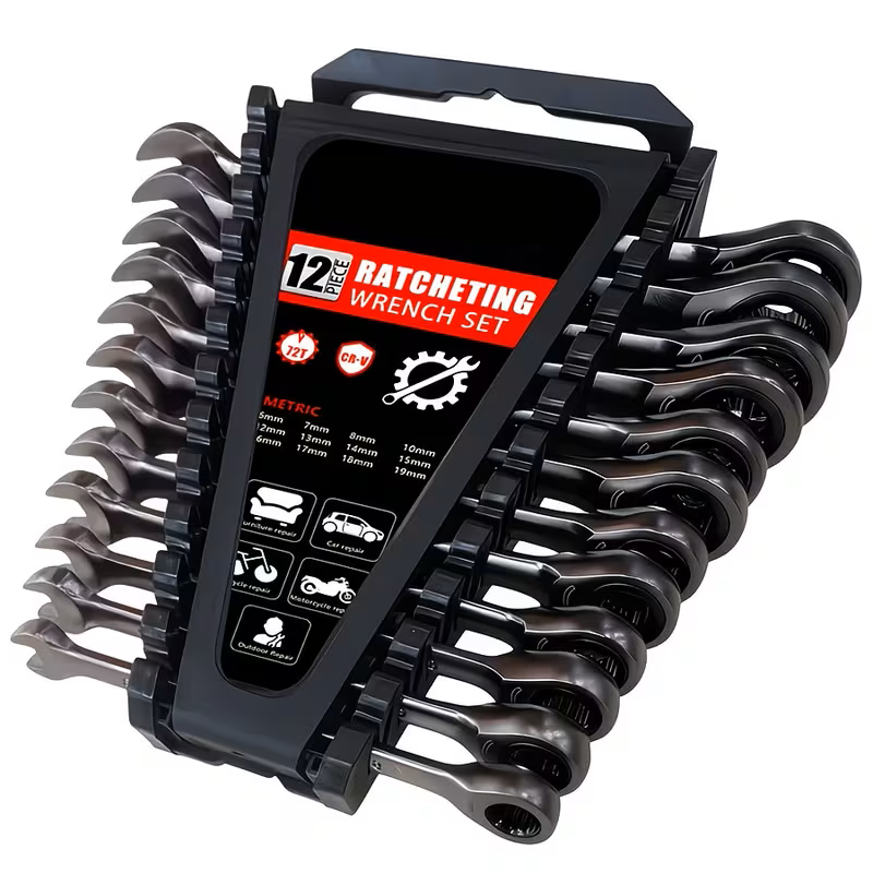 SAE & Metric Ratcheting Wrench Set