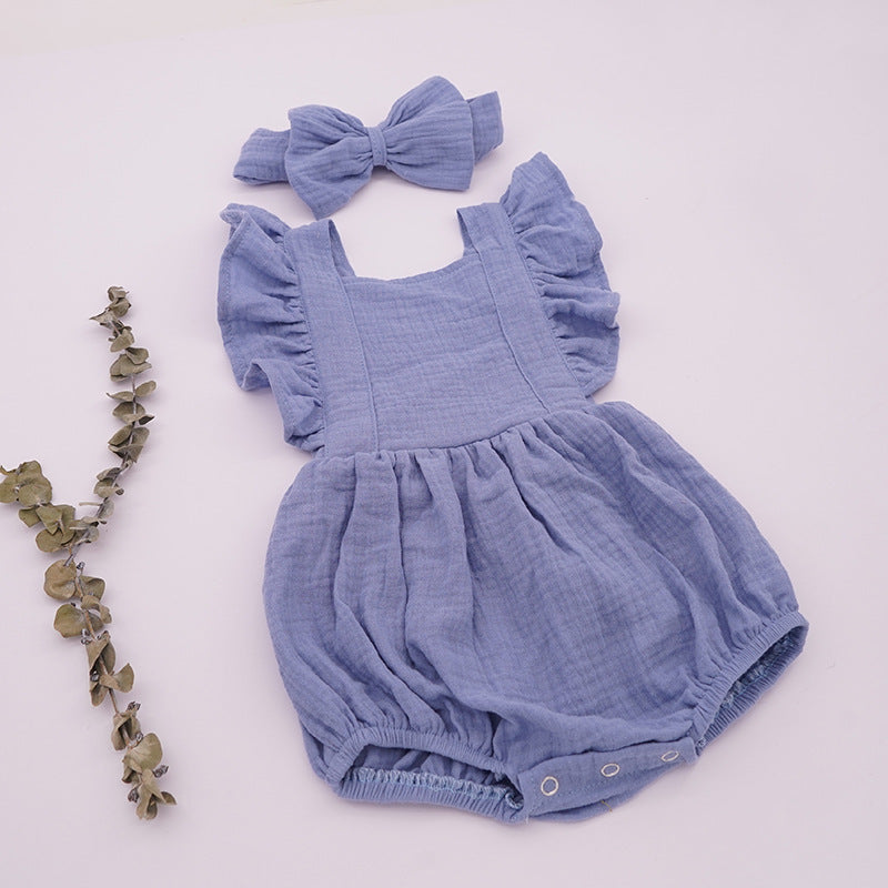 Baby Birthday Photo Romper