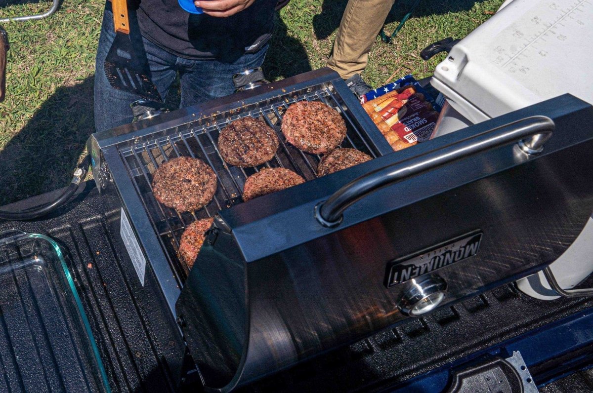 Portable Stainless Steel Tabletop Propane Grill