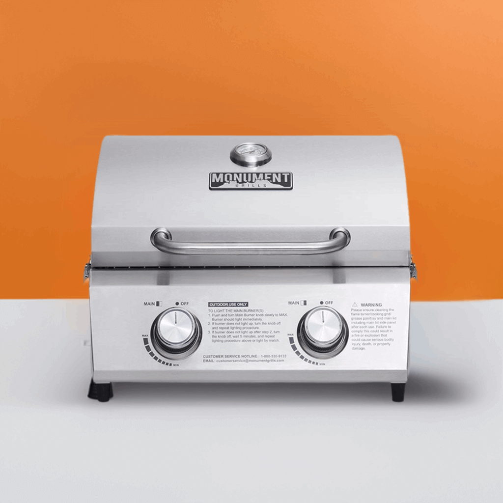 Portable Stainless Steel Tabletop Propane Grill