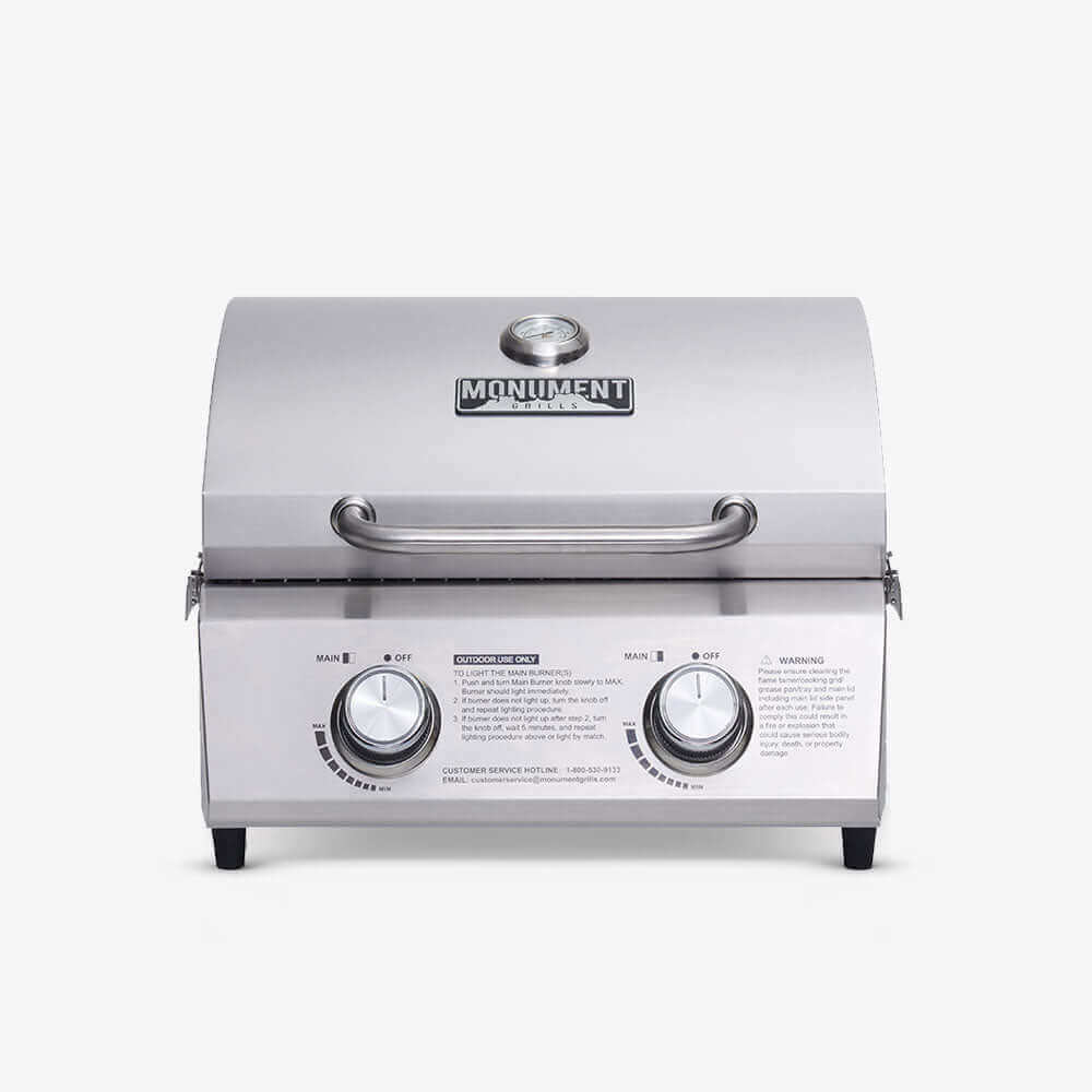 Portable Stainless Steel Tabletop Propane Grill