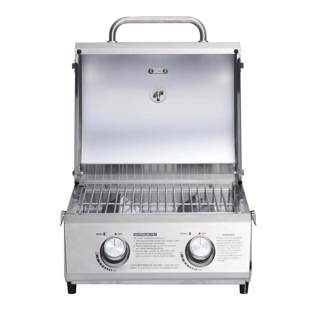 Portable Stainless Steel Tabletop Propane Grill