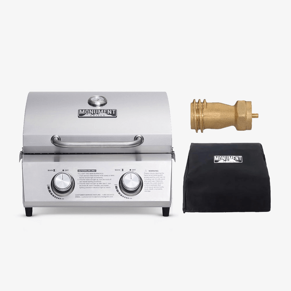 Portable Stainless Steel Tabletop Propane Grill