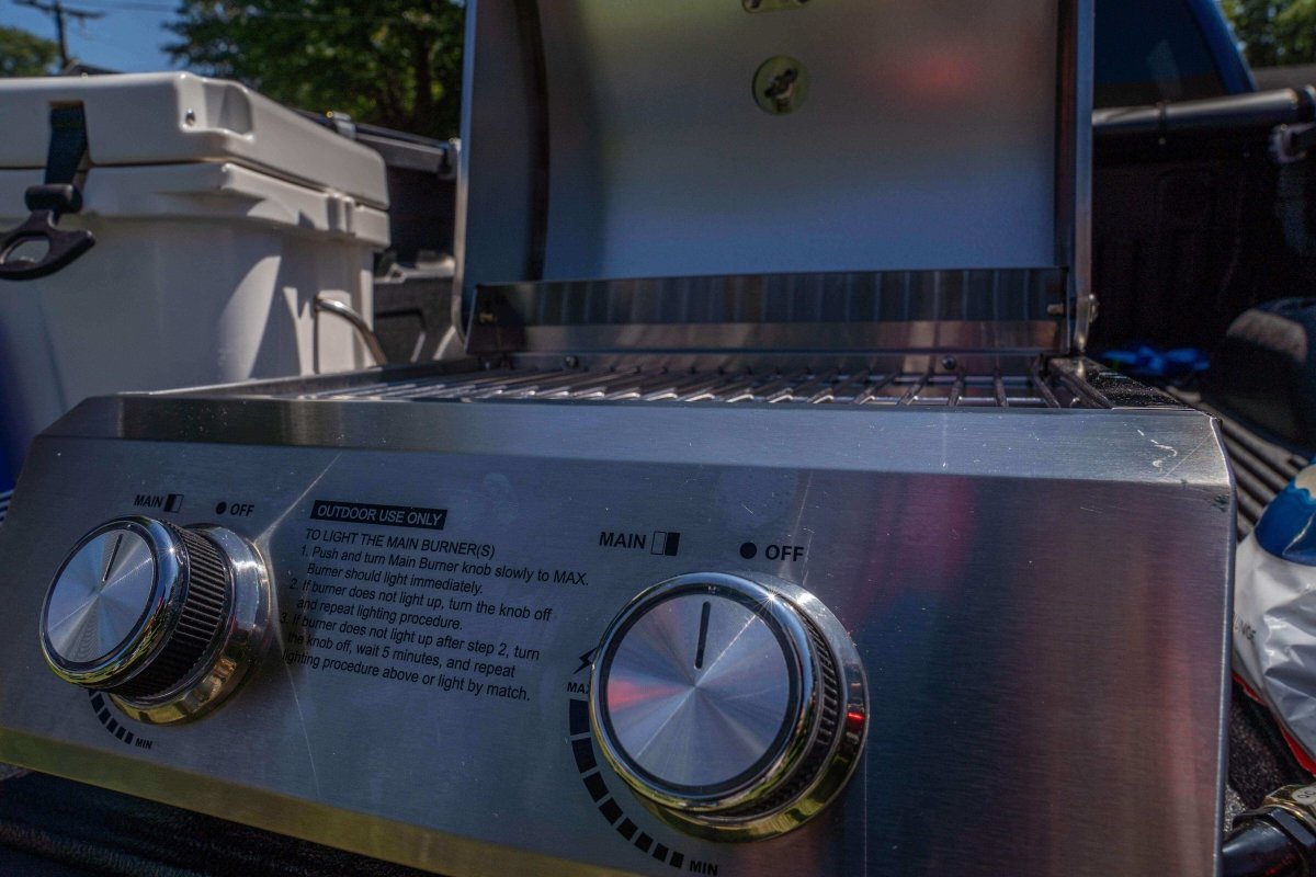 Portable Stainless Steel Tabletop Propane Grill