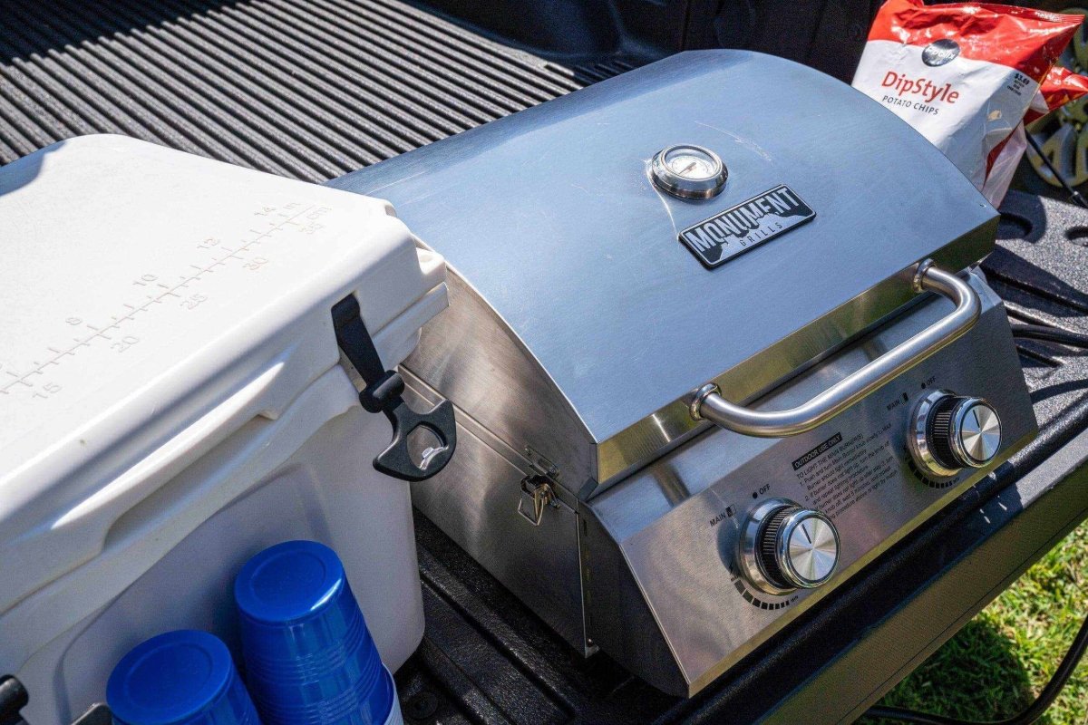 Portable Stainless Steel Tabletop Propane Grill