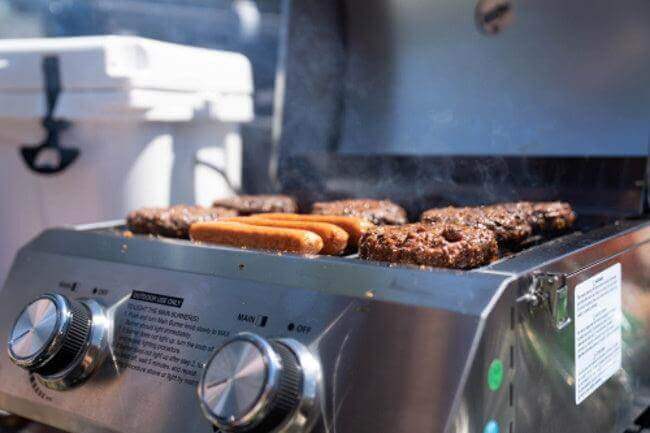 Portable Stainless Steel Tabletop Propane Grill