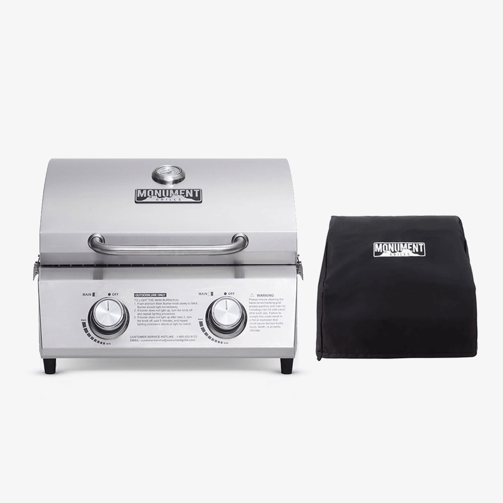 Portable Stainless Steel Tabletop Propane Grill