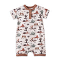 Cactus Trails Bamboo Baby Shorty Romper – product view 2