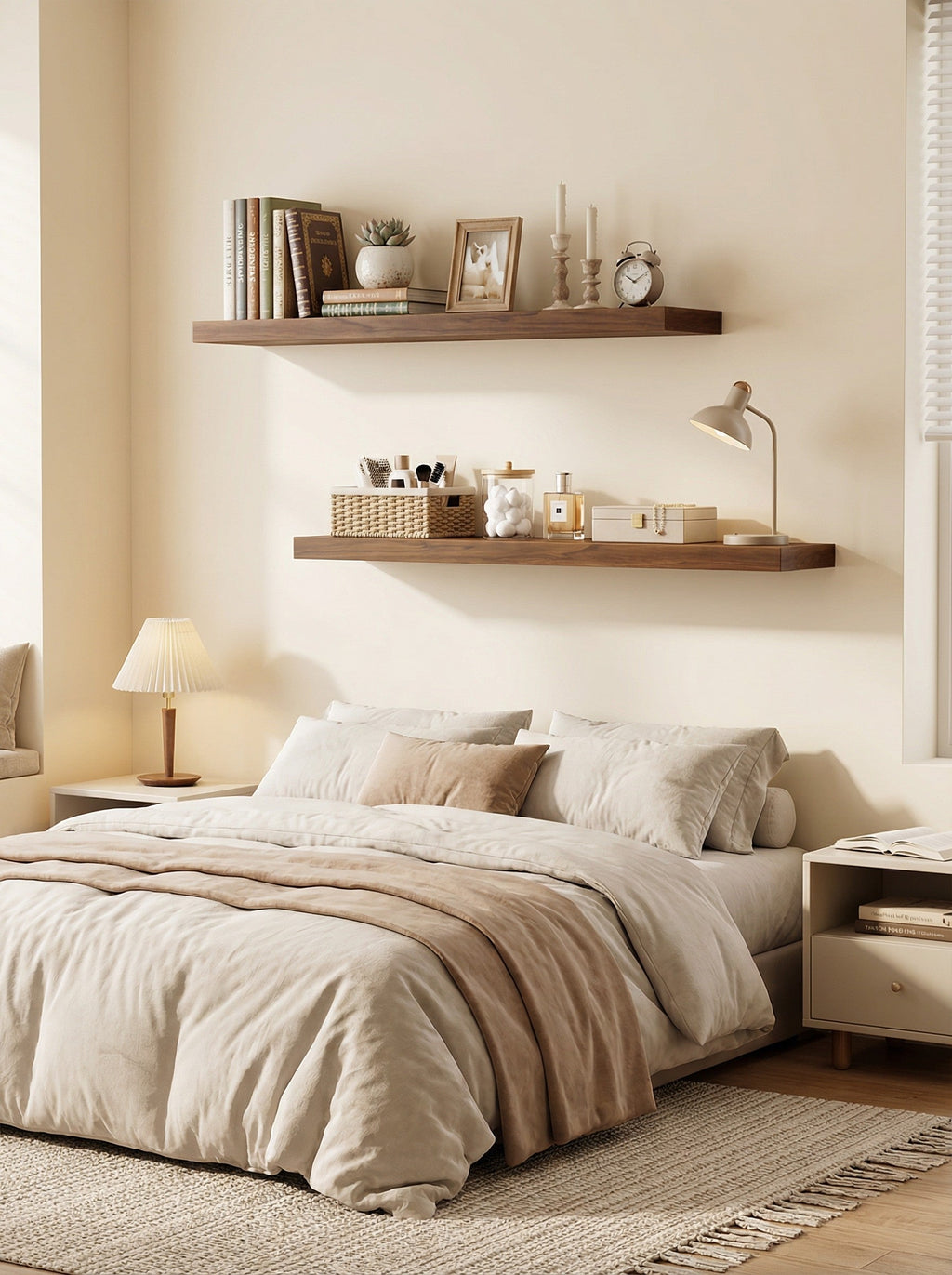 4-Pack 15.8" Floating Wall Shelves