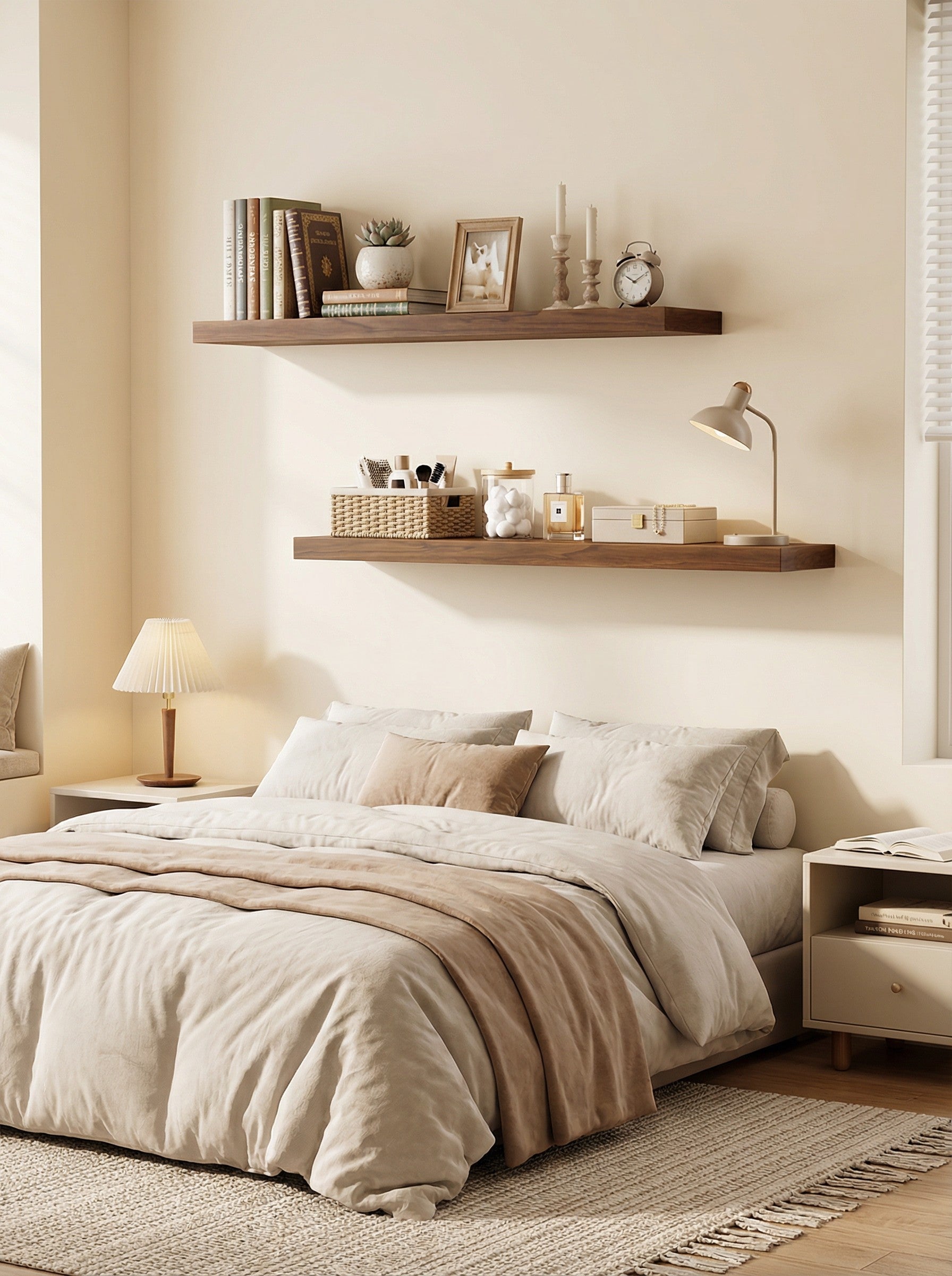 4-Pack 15.8" Floating Wall Shelves