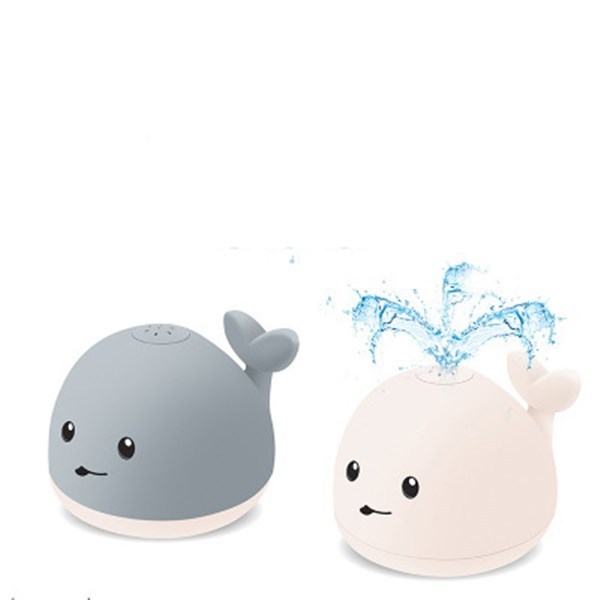 LED Water Spray Whale Toy – Light-Up Baby Bath Toy with Music & Automatic Sensor – Fun Bathtub Sprinkler for Kids