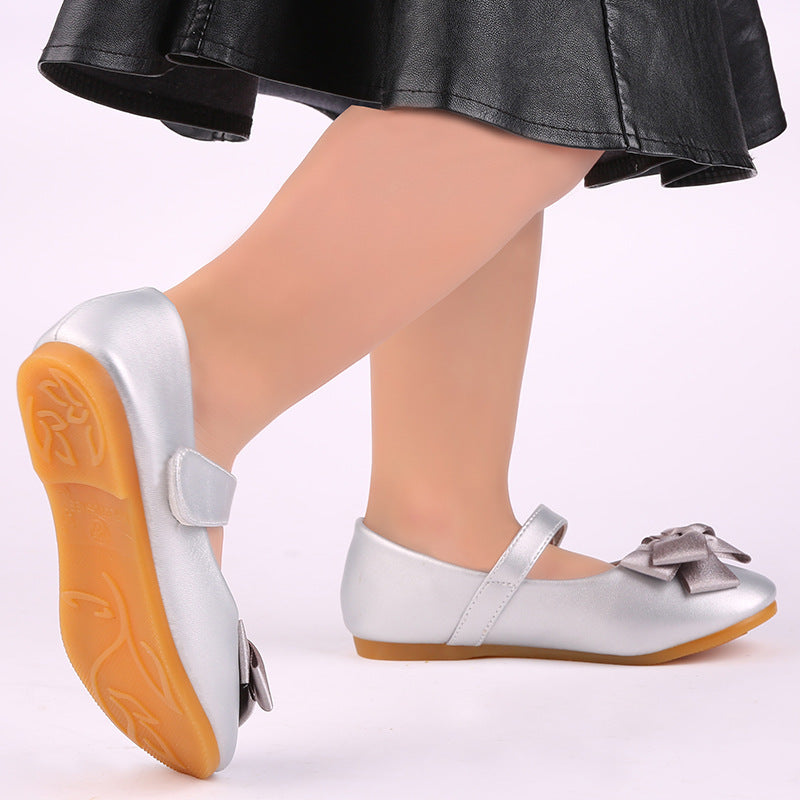 Girls Bow-Detail Princess Shoes – product view 2