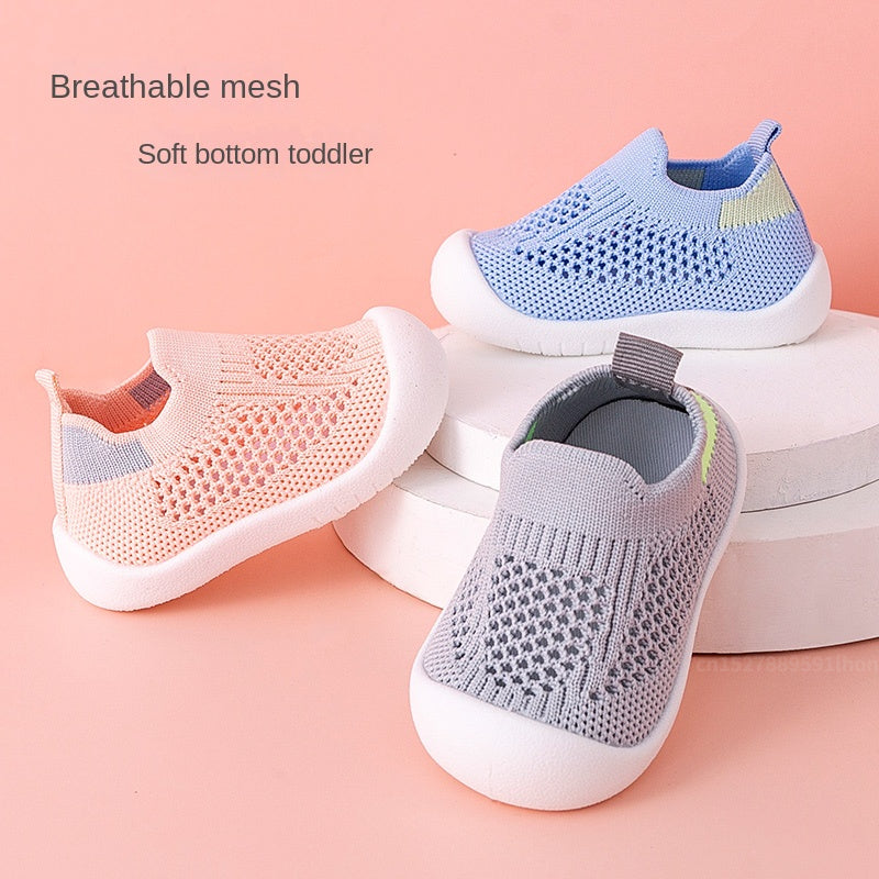Baby First Walker Shoes – Breathable & Non-Slip