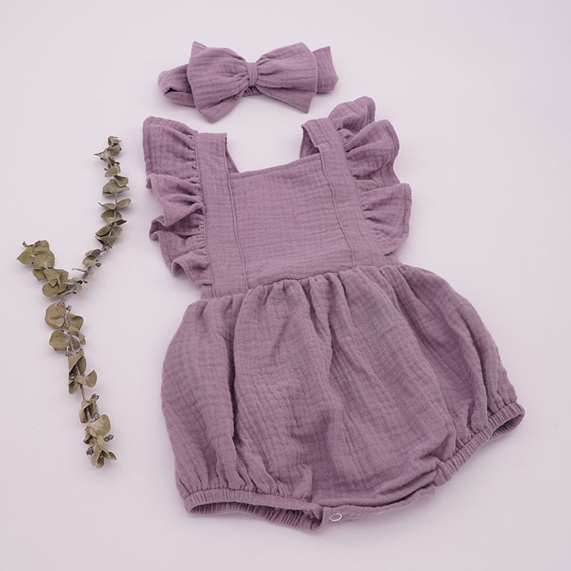 Baby Birthday Photo Romper