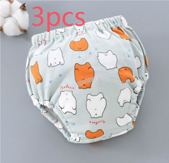 3-Pack Washable Baby Training Pants