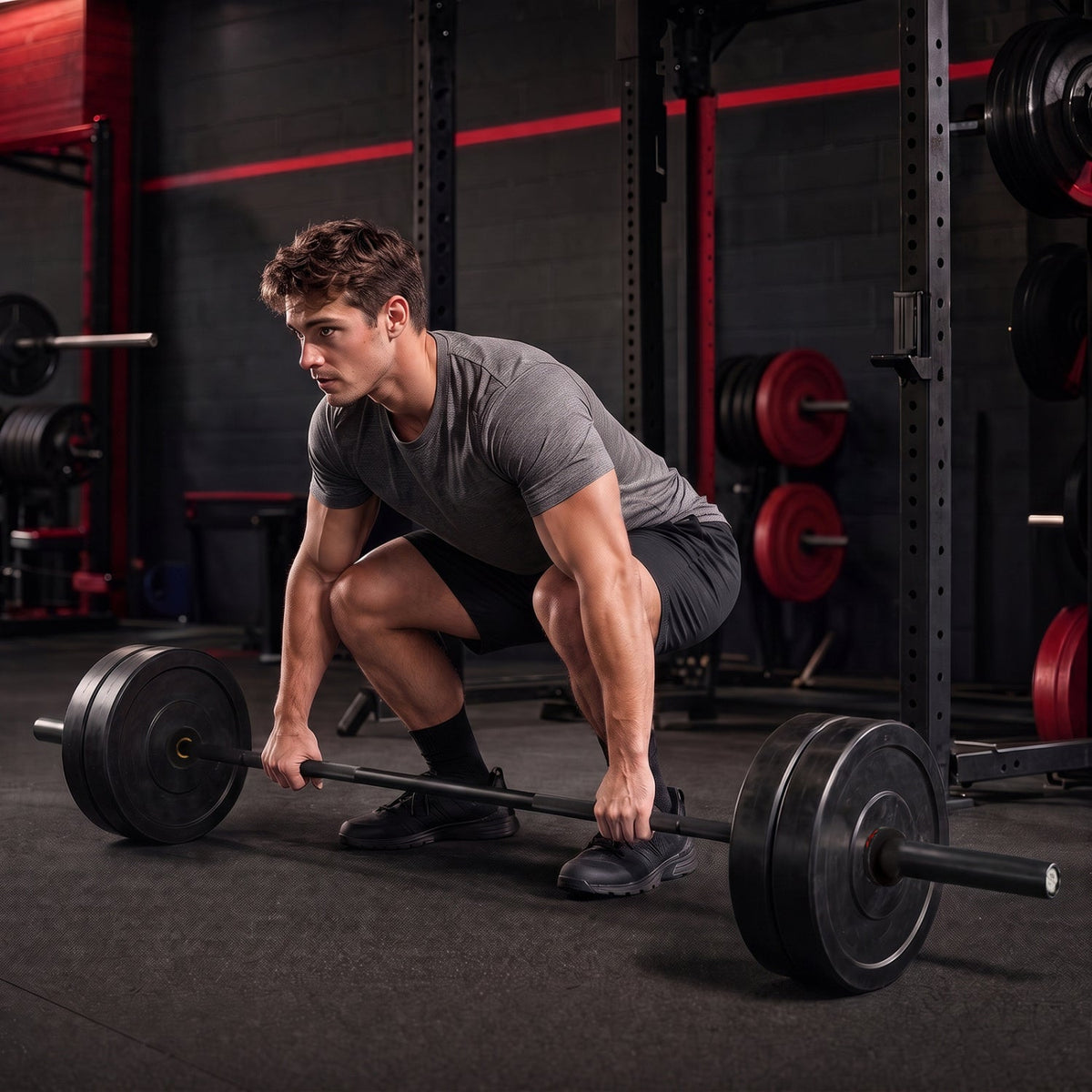 7-Ft Olympic Barbell – 2,000 lb Capacity