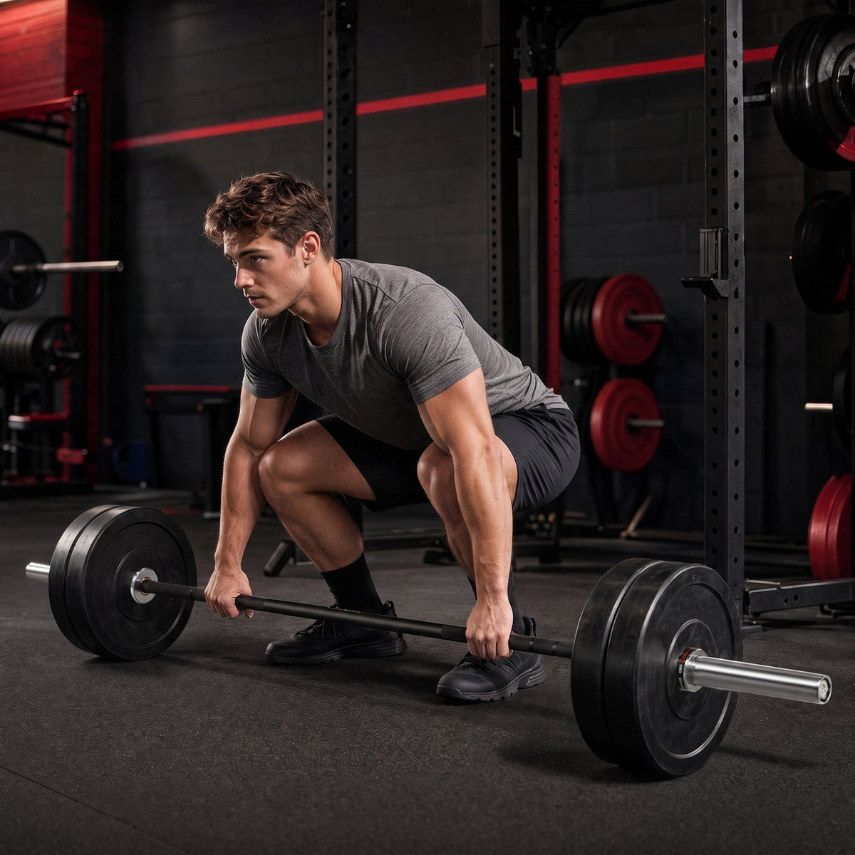 7-Ft Olympic Barbell – 2,000 lb Capacity