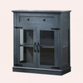 Modern Glass-Door Storage Cabinet