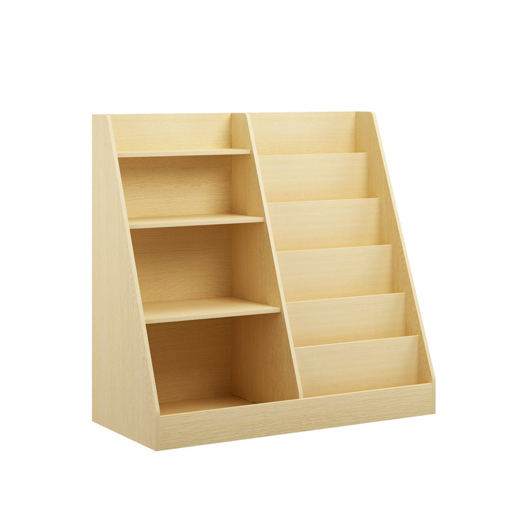 Kids Bookshelf & Toy Organizer – Natural or Pink