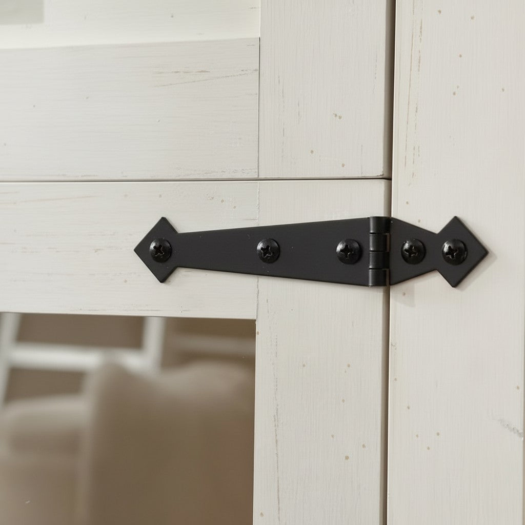 Modern Glass-Door Storage Cabinet