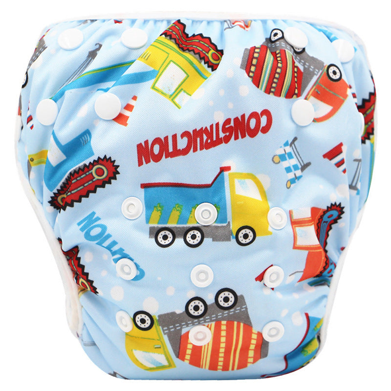 Cartoon Kids Swim Trunks