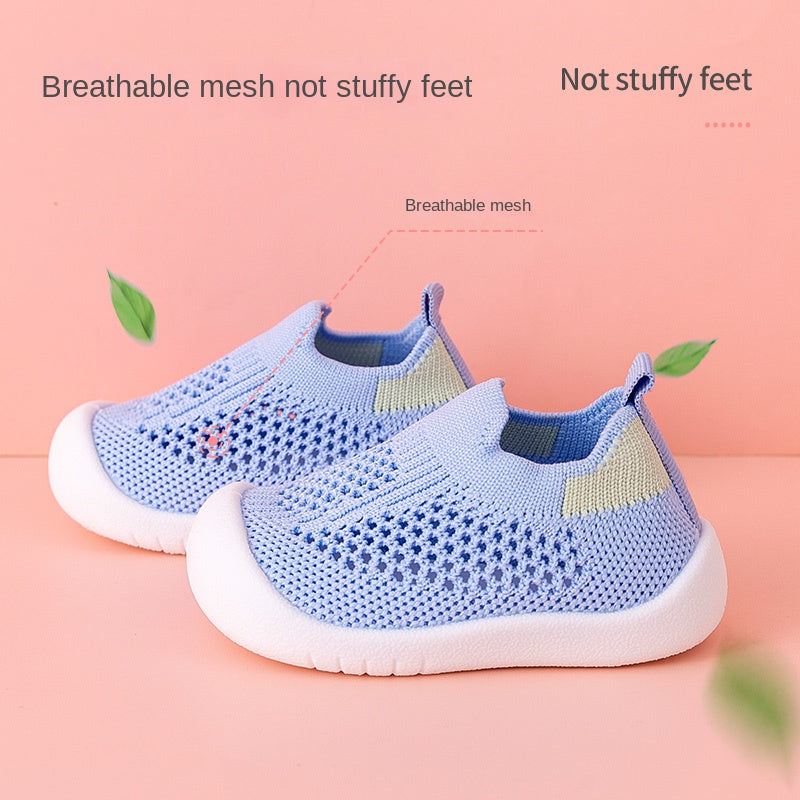Baby First Walker Shoes – Breathable & Non-Slip