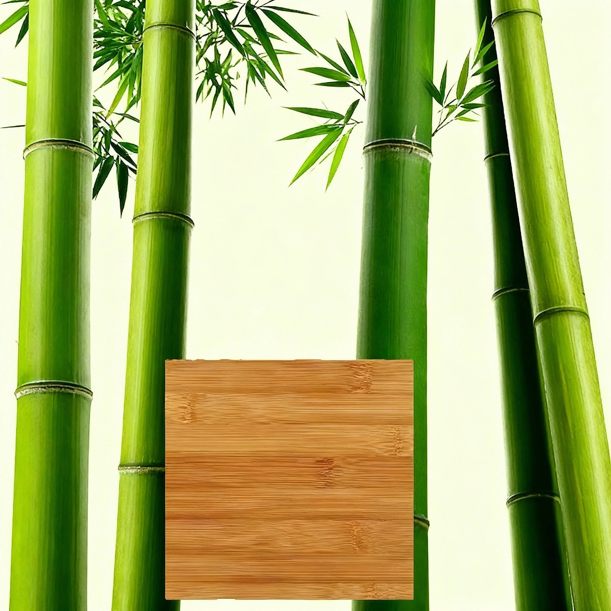 Tall Bamboo Bookshelf with Adjustable Shelves