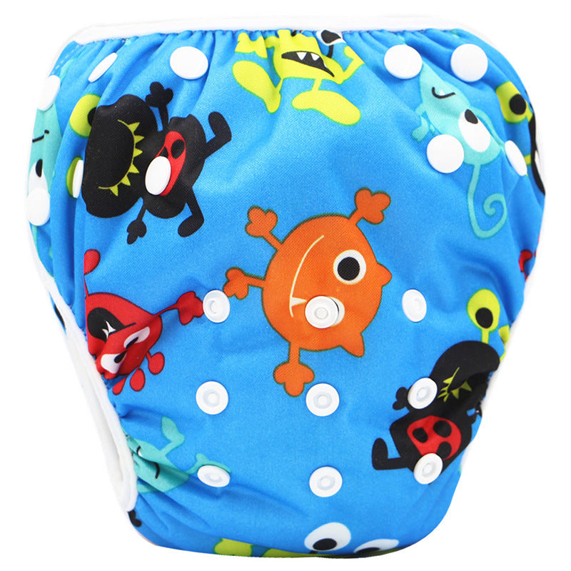 Cartoon Kids Swim Trunks