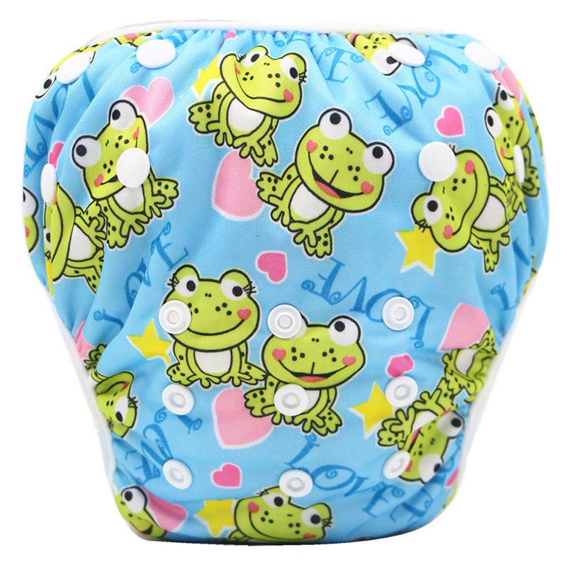 Cartoon Kids Swim Trunks