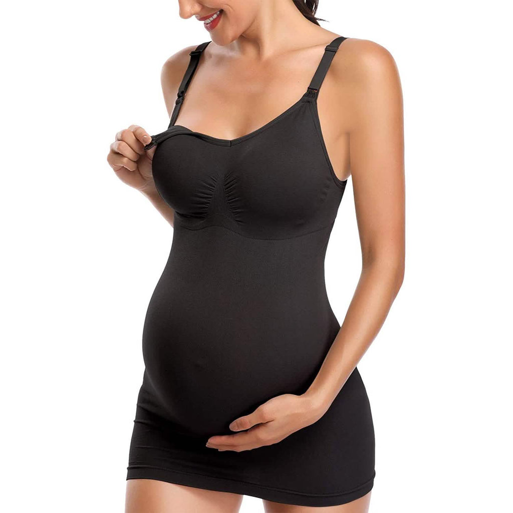 3-Pack Women’s Nursing Tank Tops with Built-In Bra